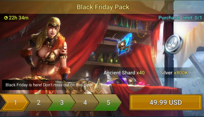 Black Friday Ancient Shard Pack String 2022