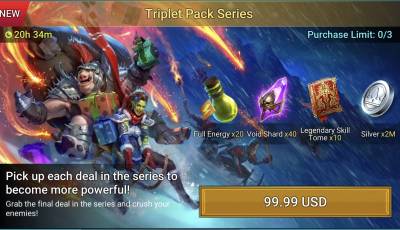 Void Shard Triplet Pack Series