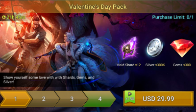 Valentine’s Day Void Pack String