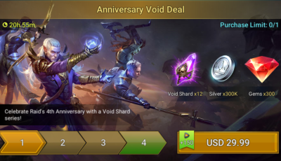 Anniversary Void Deal Pack String